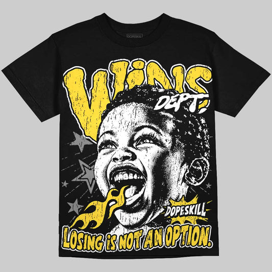 Jordan 4 Thunder DopeSkill Oversize Print T-Shirt Wins Dept Graphic Streetwear - Black
