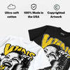 Black Tour Yellow AJ 4 Thunder DopeSkill Oversize Print T-Shirt Wins Dept Graphic