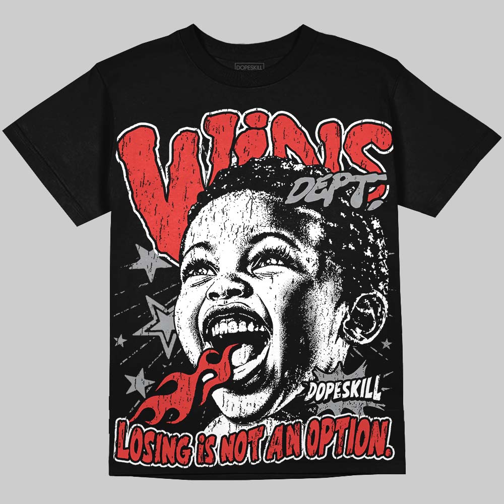Jordan 4 Toro Bravo DopeSkill Oversize Print T-Shirt Wins Dept Graphic Streetwear - Black