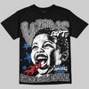 Jordan 3 True Blue DopeSkill Oversize Print T-Shirt Wins Dept Graphic Streetwear - Black