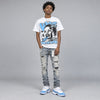 UNC 11s DopeSkill Oversize Print T-Shirt Wins Dept Graphic