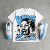 UNC 11s DopeSkill Oversize Print T-Shirt Wins Dept Graphic