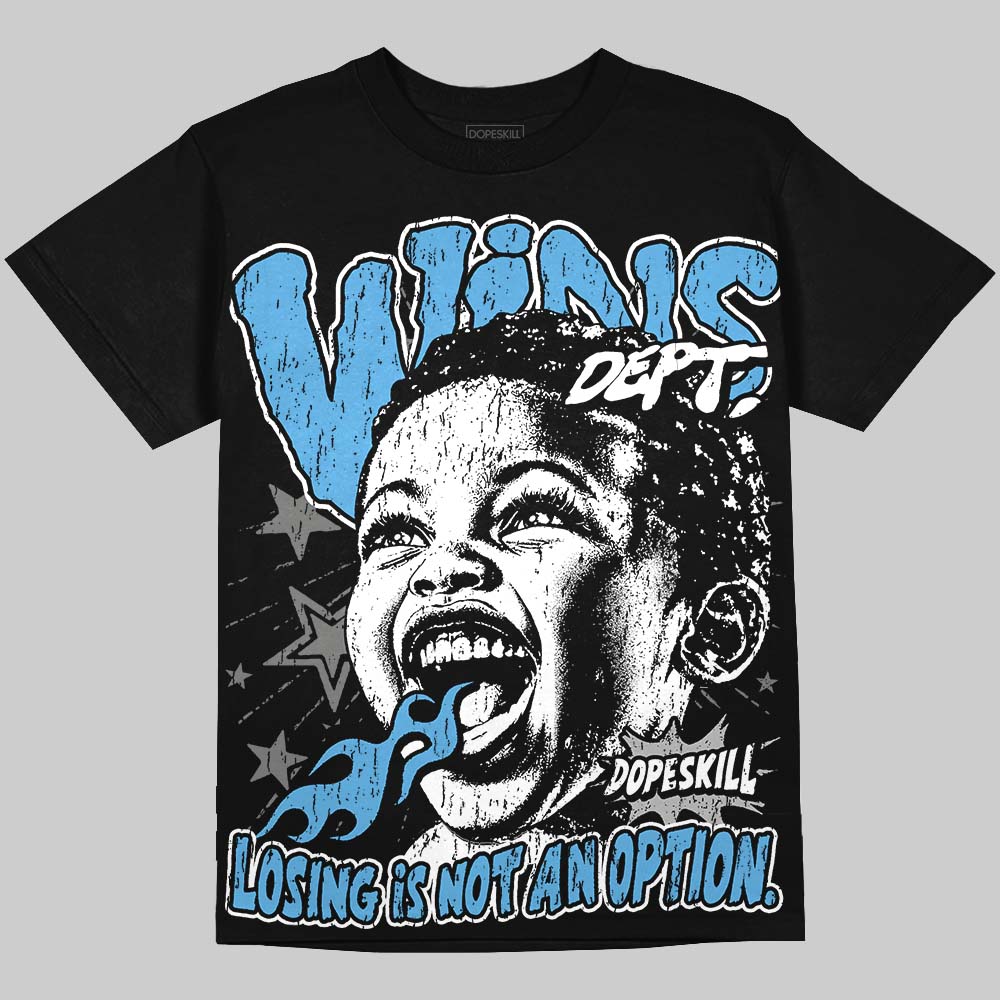 Jordan 14 University Blue DopeSkill Oversize Print T-Shirt Wins Dept Graphic Streetwear - black