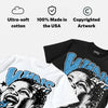 University Blue 14s DopeSkill Oversize Print T-Shirt Wins Dept Graphic