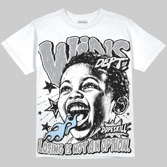 Jordan 5 Wolf Grey DopeSkill Oversize Print T-Shirt Wins Dept Graphic Streetwear - White