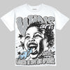 Jordan 5 Wolf Grey DopeSkill Oversize Print T-Shirt Wins Dept Graphic Streetwear - White