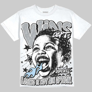 Jordan 5 Wolf Grey DopeSkill Oversize Print T-Shirt Wins Dept Graphic Streetwear - White
