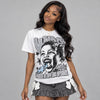 Wolf Grey 5s DopeSkill Oversize Print T-Shirt Wins Dept Graphic