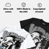 Wolf Grey 5s DopeSkill Oversize Print T-Shirt Wins Dept Graphic