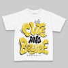 Jordan 4 Tour Yellow DopeSkill Toddler Kids T-shirt Cute and Boujee Graphic Streetwear - White