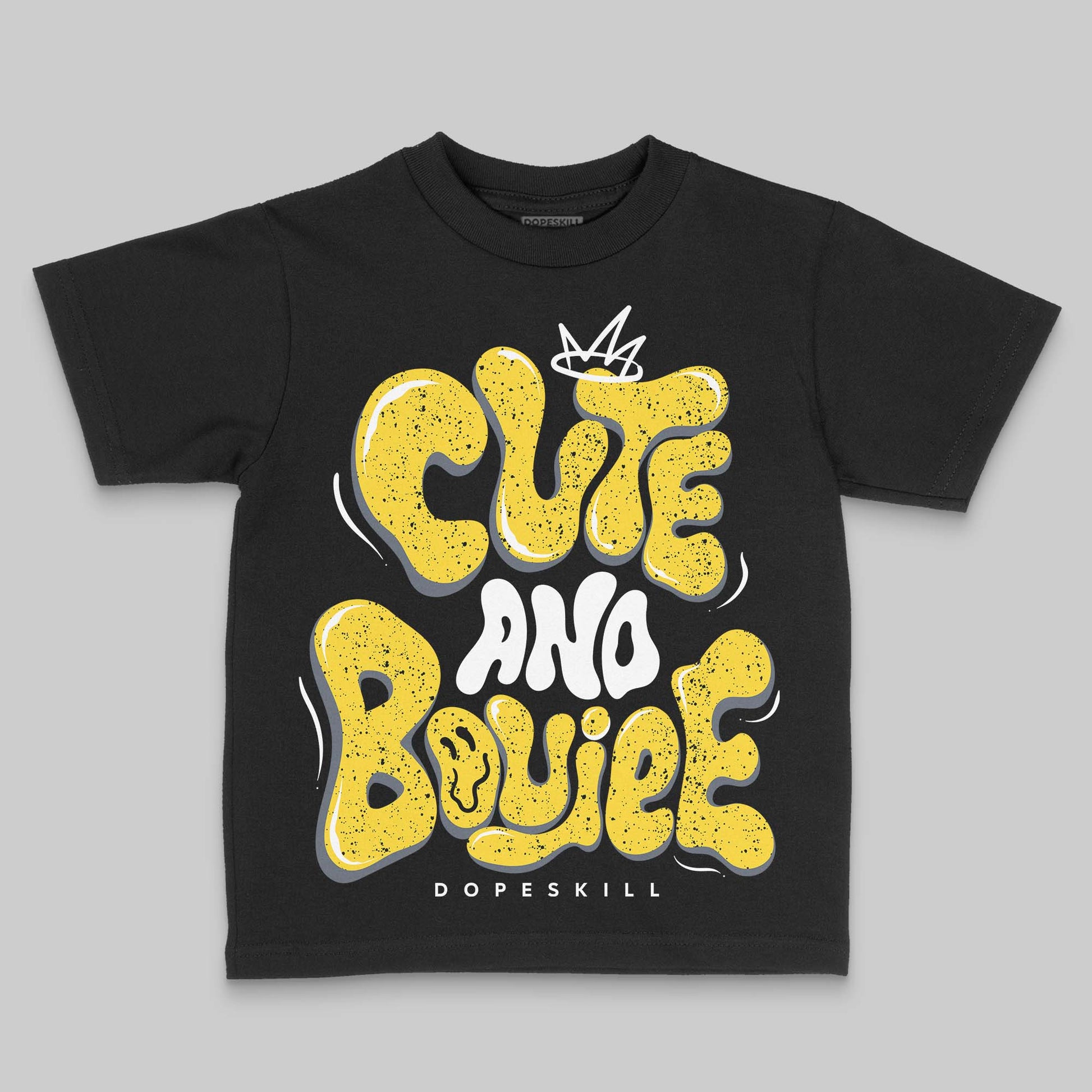 Jordan 4 Tour Yellow DopeSkill Toddler Kids T-shirt Cute and Boujee Graphic Streetwear - Black