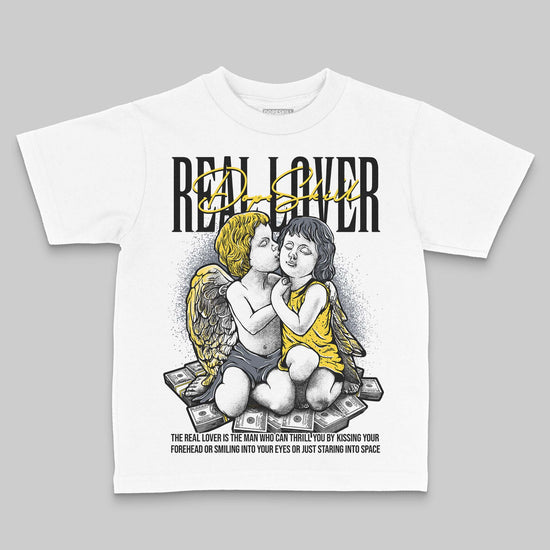 Jordan 4 Tour Yellow DopeSkill Toddler Kids T-shirt Real Lover Graphic Streetwear - White 