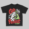 Jordan 5 Retro OG "Halloween" DopeSkill Toddler Kids T-shirt God Made Me Perfec Graphic Streetwear - Black