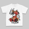 Jordan 5 Retro OG "Halloween" DopeSkill Toddler Kids T-shirt Smile Through The Pain Graphic Streetwear - White