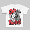 Jordan 4 Bred DopeSkill Toddler Kids T-shirt God Made Me Perfect Graphic Streetwear - White