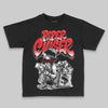 Jordan 4 Bred DopeSkill Toddler Kids T-shirt Paper Chaser Boy Graphic Streetwear - Black