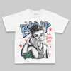 Jordan 3 Chalk DopeSkill Toddler Kids T-shirt Boss Up Graphic Streetwear - White