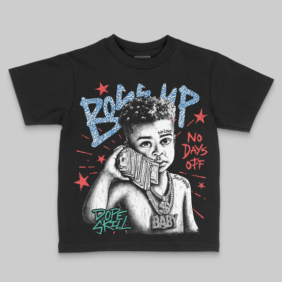 Jordan 3 Chalk DopeSkill Toddler Kids T-shirt Boss Up Graphic Streetwear - Black