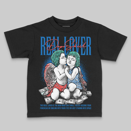Jordan 3 Chalk DopeSkill Toddler Kids T-shirt Real Lover Graphic Streetwear - Black
