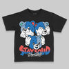 Jordan 3 Chalk DopeSkill Toddler Kids T-shirt Stay Solid Graphic Streetwear - Black