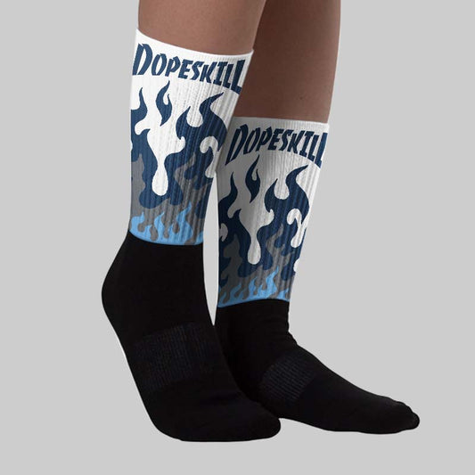 Flint 13s DopeSkill Sublimated Socks FIRE Graphic