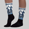 Flint 13s DopeSkill Sublimated Socks FIRE Graphic