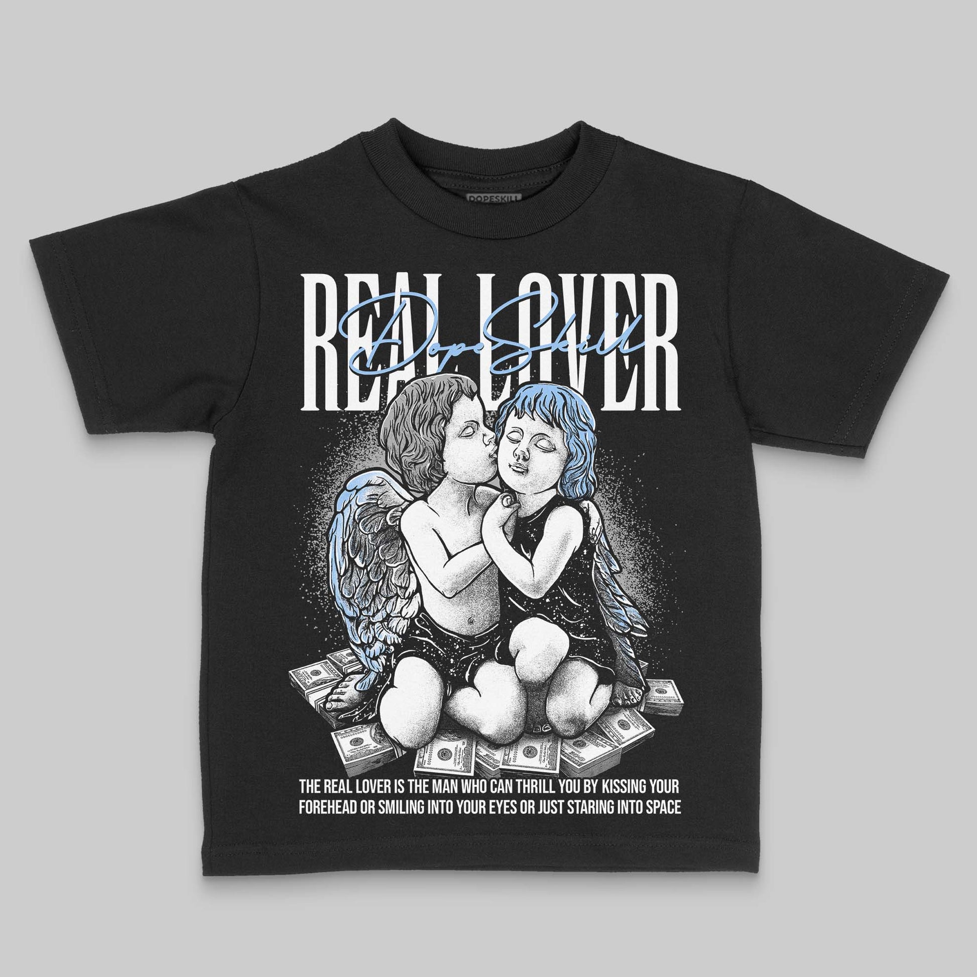Jordan 6 Oreo DopeSkill Toddler Kids T-shirt Real Lover Graphic Streetwear - Black