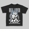 Jordan 6 Oreo DopeSkill Toddler Kids T-shirt Real Lover Graphic Streetwear - Black