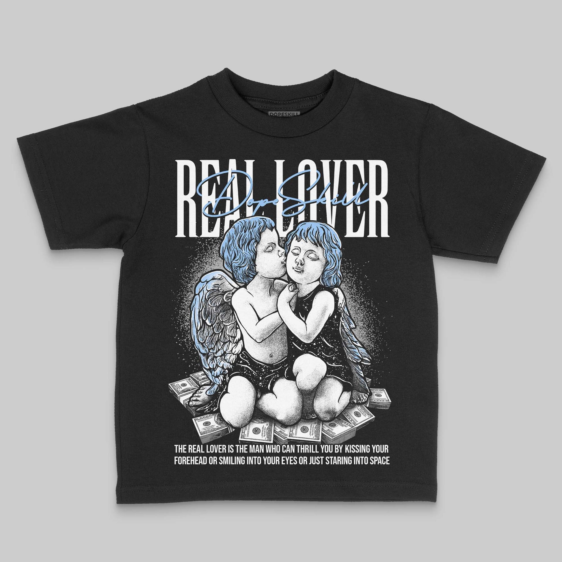 Jordan 6 Oreo DopeSkill Toddler Kids T-shirt Real Lover Graphic Streetwear - Black