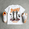 'Orange Citrus' 3s DopeSkill T-Shirt Loyalty Graphic