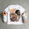 'Orange Citrus' 3s DopeSkill T-Shirt Stressless Graphic