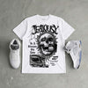 White Metallic 5s DopeSkill T-Shirt Jealousy Graphic