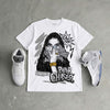 White Metallic 5s DopeSkill T-Shirt NPC Graphic