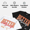 'Orange Citrus' 3s DopeSkill T-Shirt Better Myself Graphic