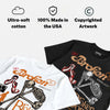'Orange Citrus' 3s DopeSkill T-Shirt Broken Bones Graphic