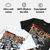 'Orange Citrus' 3s DopeSkill T-Shirt Distorted Realms Graphic