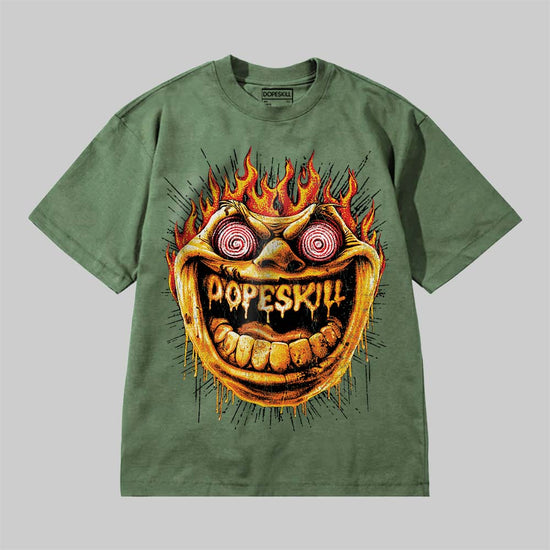 Hellfire DopeSkill Premium T-shirt Streetwear - Moss