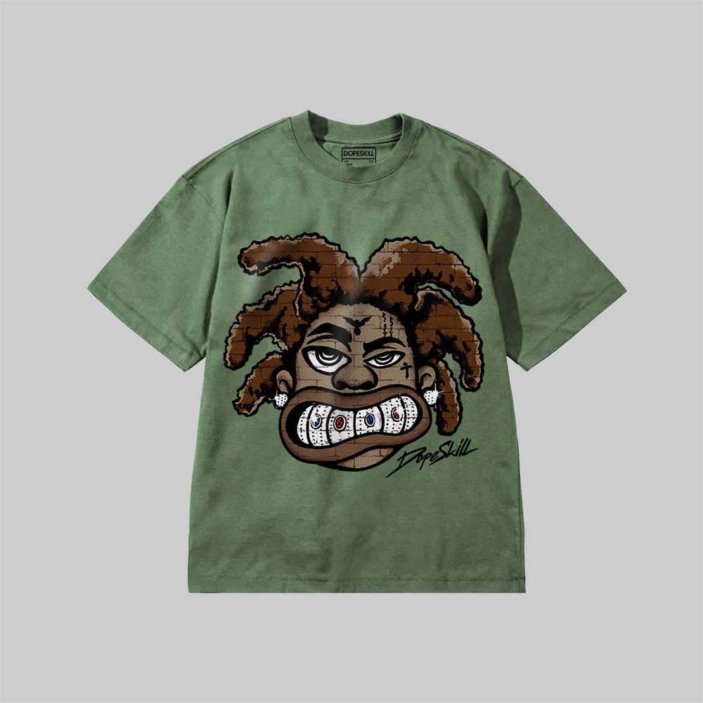 GLITZ GREMLIN DopeSkill Premium T-shirt Streetwear - Moss