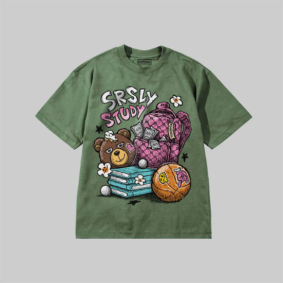 SRSLY Study DopeSkill Premium T-shirt Streetwear - Moss