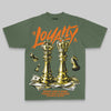 Green Sneakers Oversize Print 'Loyalty' DopeSkill Graphic T-shirt Streetwear - moss