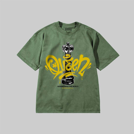 Queen Chess DopeSkill Premium T-shirt Streetwear - Moss