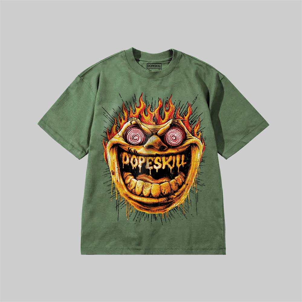 Hellfire DopeSkill Premium T-shirt Streetwear - Moss