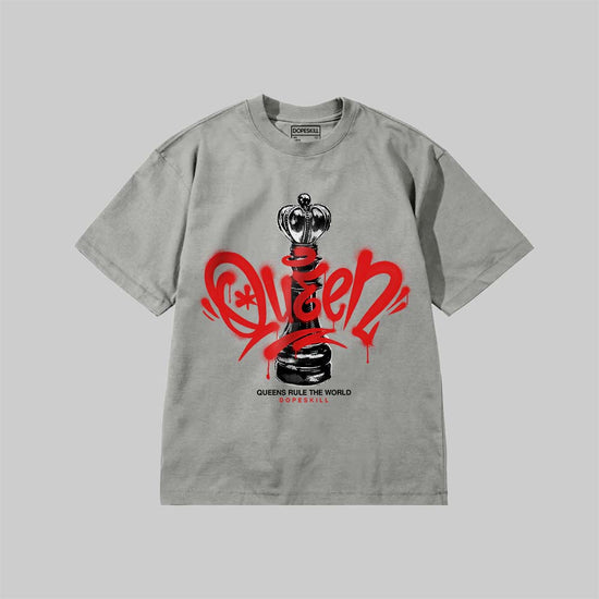 Queen Chess DopeSkill Premium T-shirt Streetwear - Grey