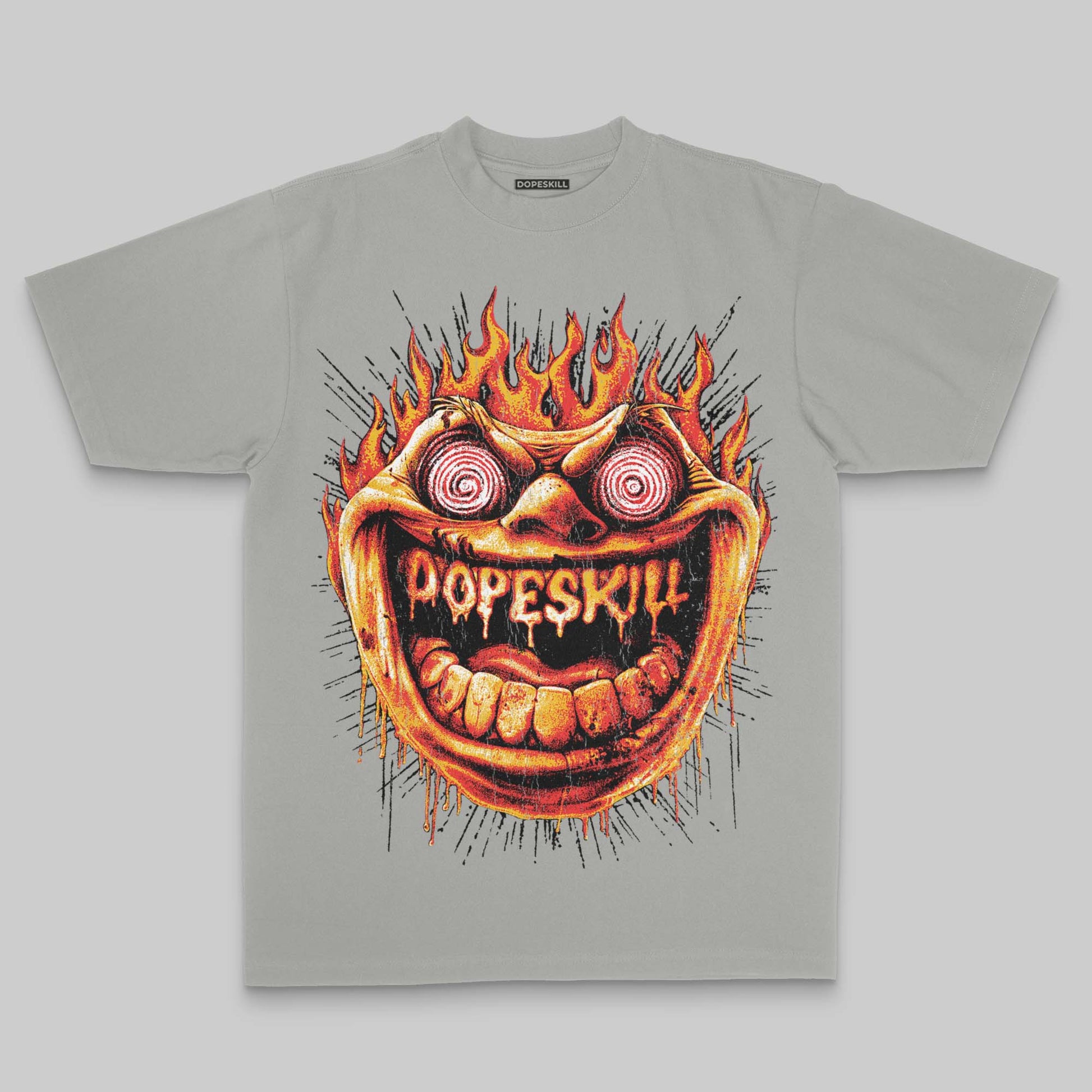 Hellfire DopeSkill Premium T-shirt Streetwear - Grey