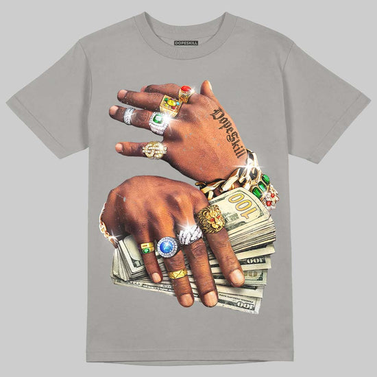 'Prosperous Hands' DopeSkill Graphic T-Shirt Streetwear - Gravel