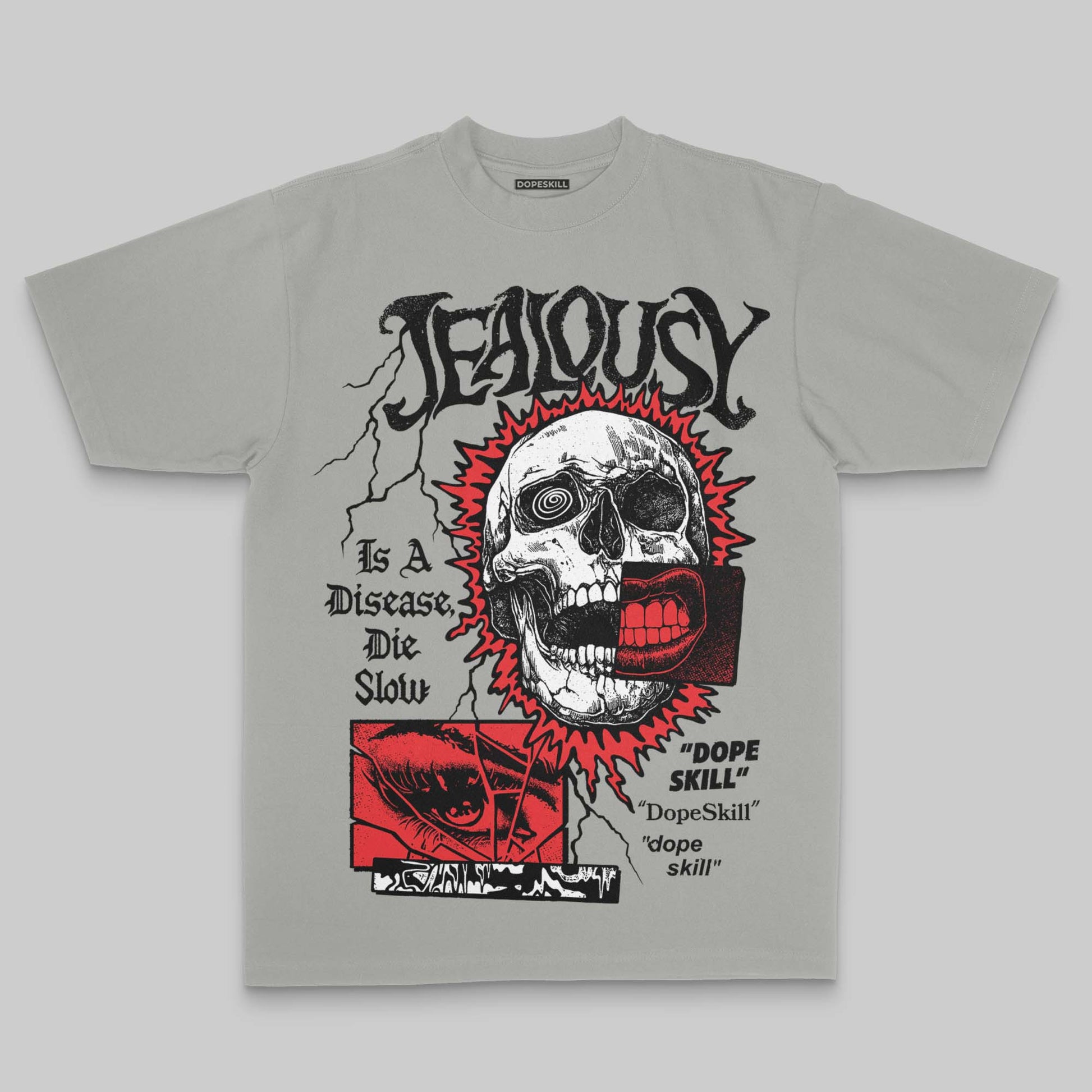 Jealousy DopeSkill Premium T-shirt Streetwear - Grey