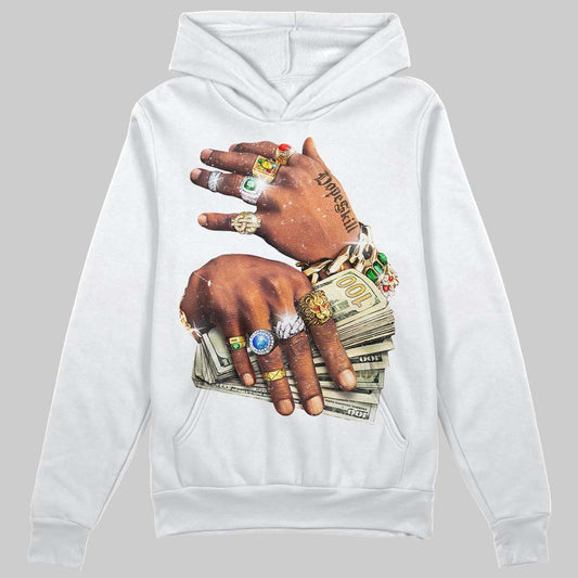 'Prosperous Hands' DopeSkill Graphic Hoodie Streetwear - White