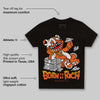 Shattered Backboard 1s DopeSkill Toddler Kids T-shirt Born To Be Rich Graphic