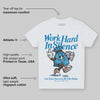 Denim 4s DopeSkill Toddler Kids T-shirt Work Hard In Silence Graphic