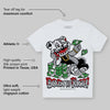 White Cement 4s DopeSkill Toddler Kids T-shirt Born To Be Rich Graphic